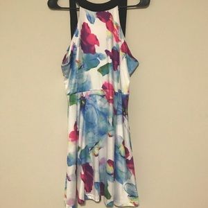 Floral print dress